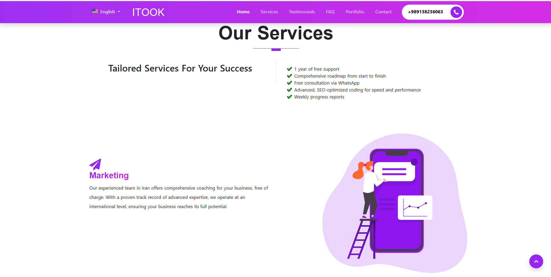 سایت چندزبانه ایتوک (محصولات)